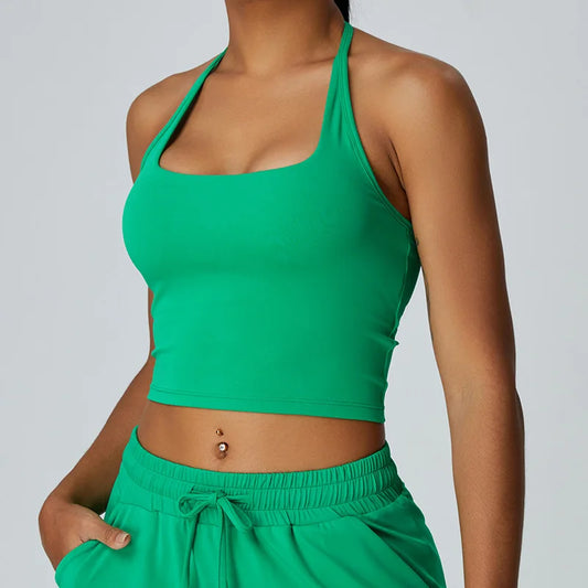 SUMMER HALTER NECK TOP