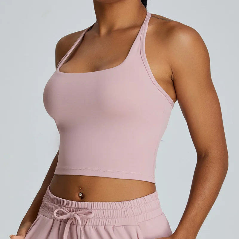 SUMMER HALTER NECK TOP