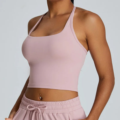 SUMMER HALTER NECK TOP