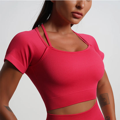 LUCINDA SEAMLESS CROP TOP