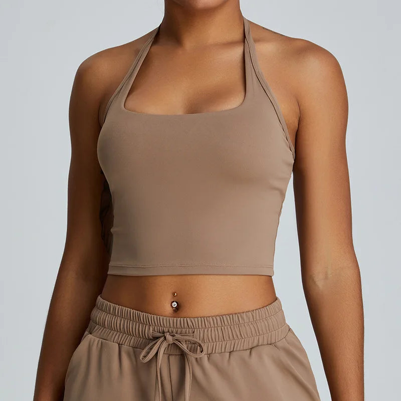 SUMMER HALTER NECK TOP