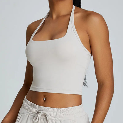 SUMMER HALTER NECK TOP